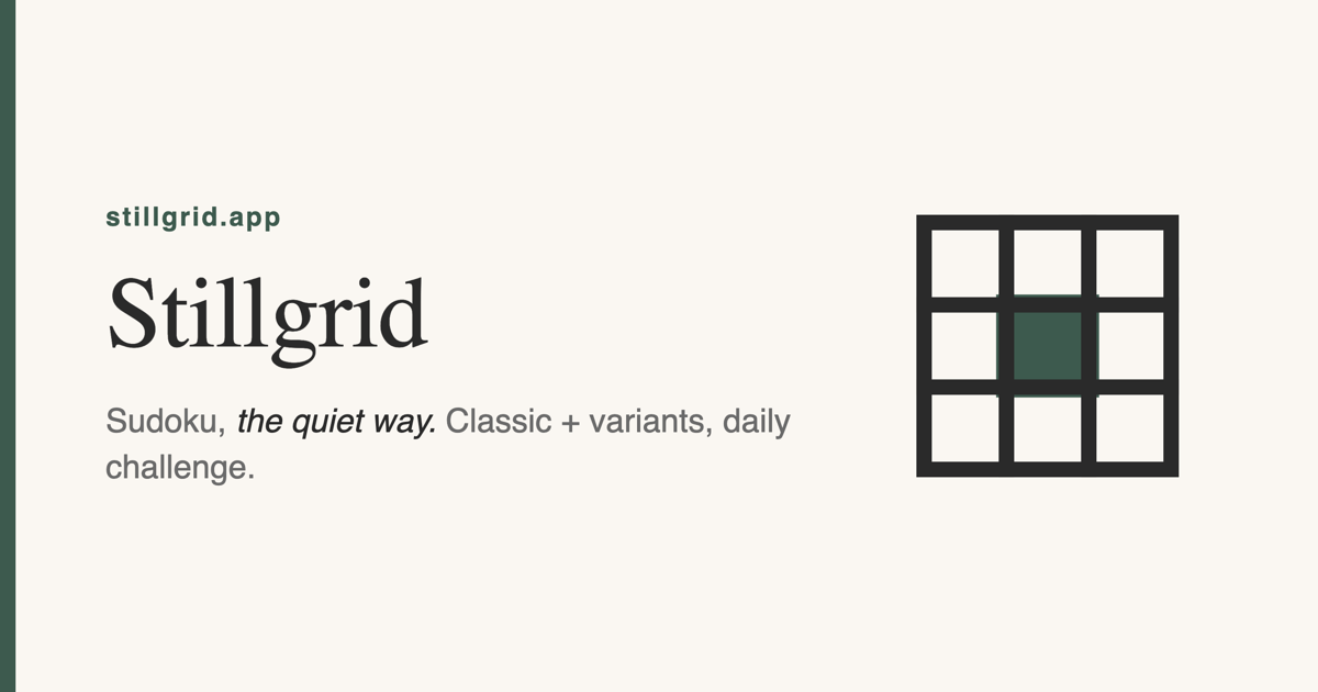 Stillgrid screenshot 1